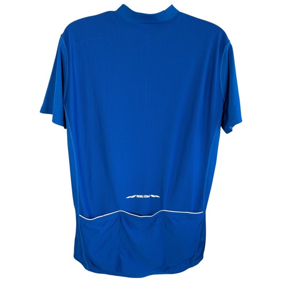 Pearl Izumi Mens 1/2 Zip Cycling Jersey Blue Size 2XL 3 Rear Pockets - Picture 4 of 7